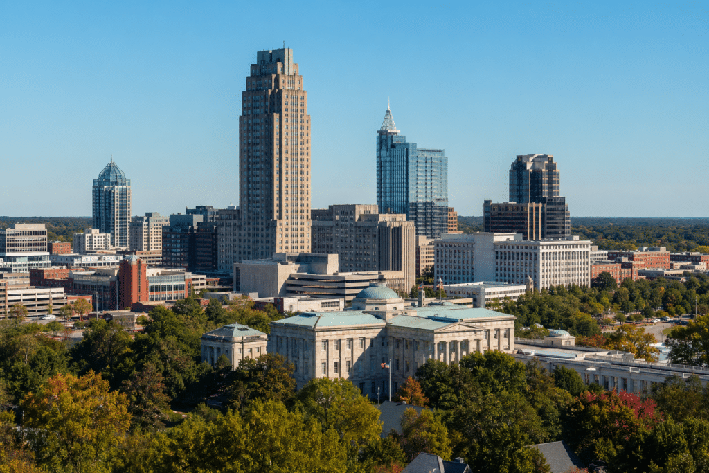 IT Consulting in Raleigh-Durham: When to Hire and What to Expect 1 Raleigh North Carolina downtown skyline