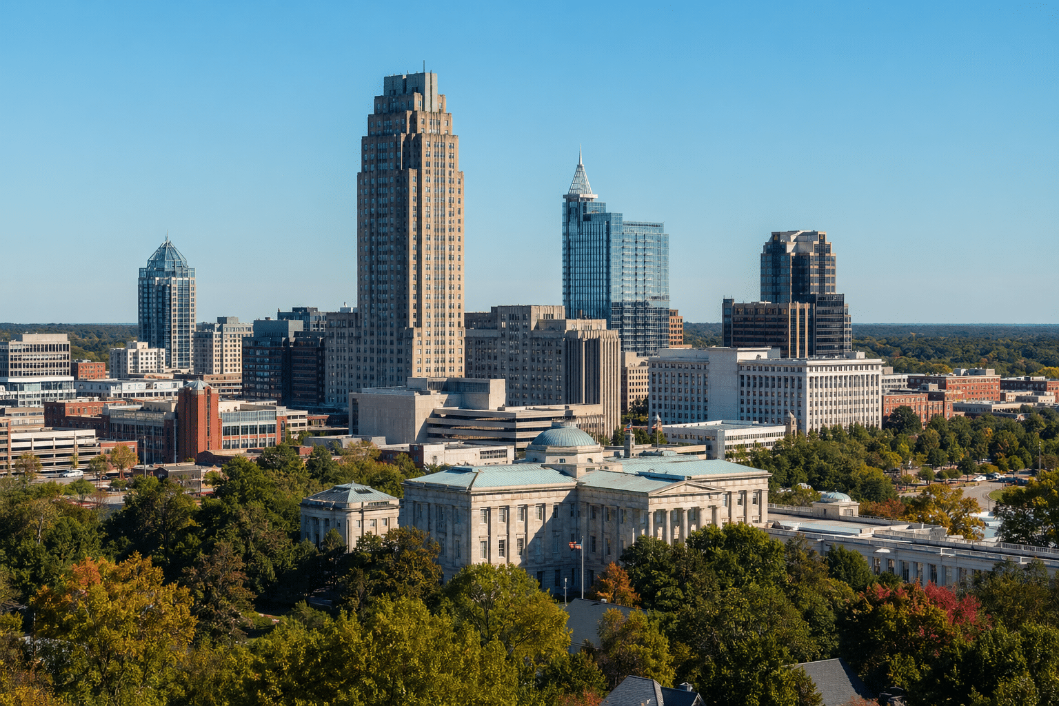 IT Consulting in Raleigh-Durham: When to Hire and What to Expect 1 Raleigh North Carolina downtown skyline