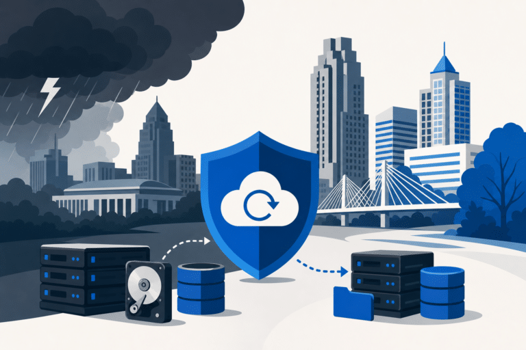 backup disaster recovery raleigh nc hero image