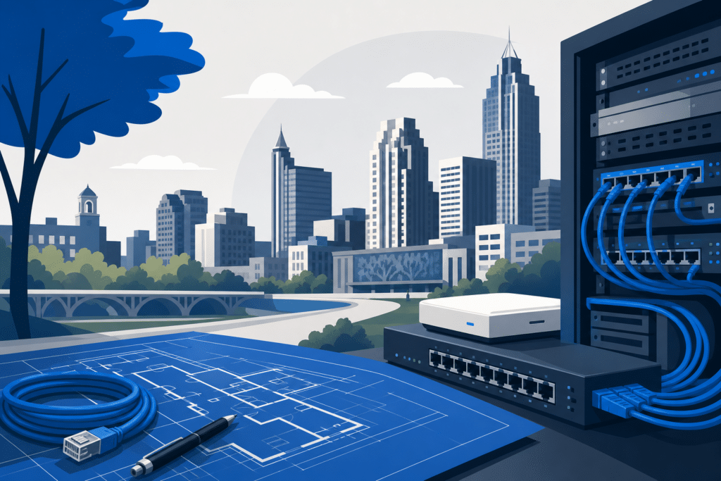 Business Network Design and Installation in Raleigh: What to Plan For 1 network engineering services raleigh hero image