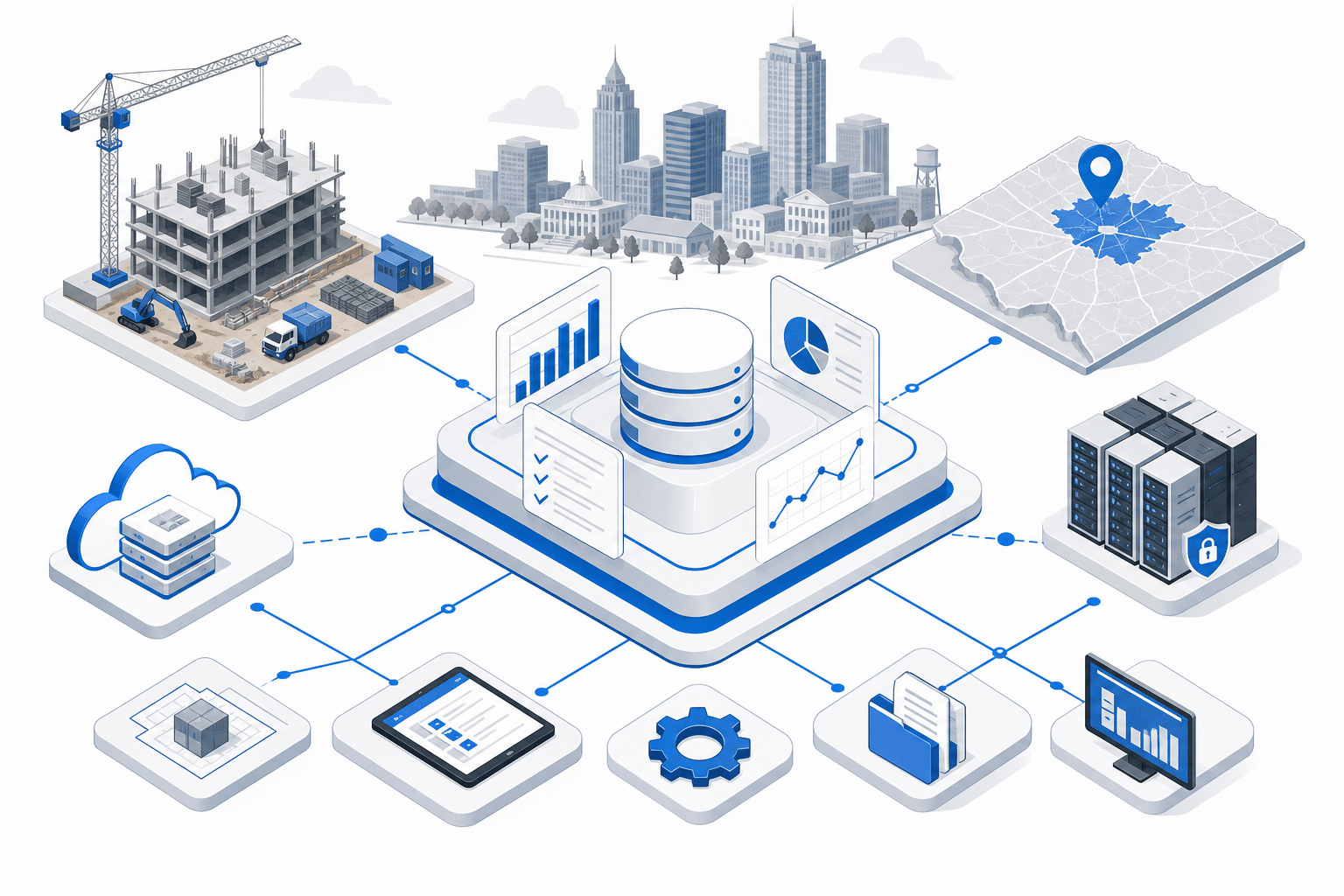 Construction IT Services Raleigh NC: Solving Jobsite Technology Challenges 1 construction IT services raleigh nc data illustration