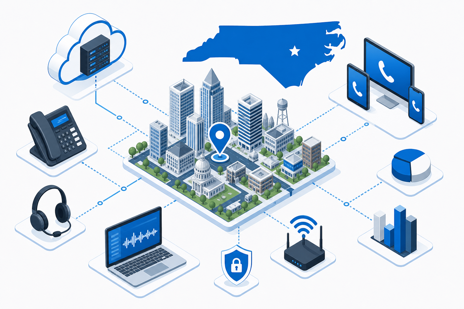VoIP Phone Systems for Raleigh Businesses: Costs, Features, and Providers 1 voip services raleigh nc data illustration