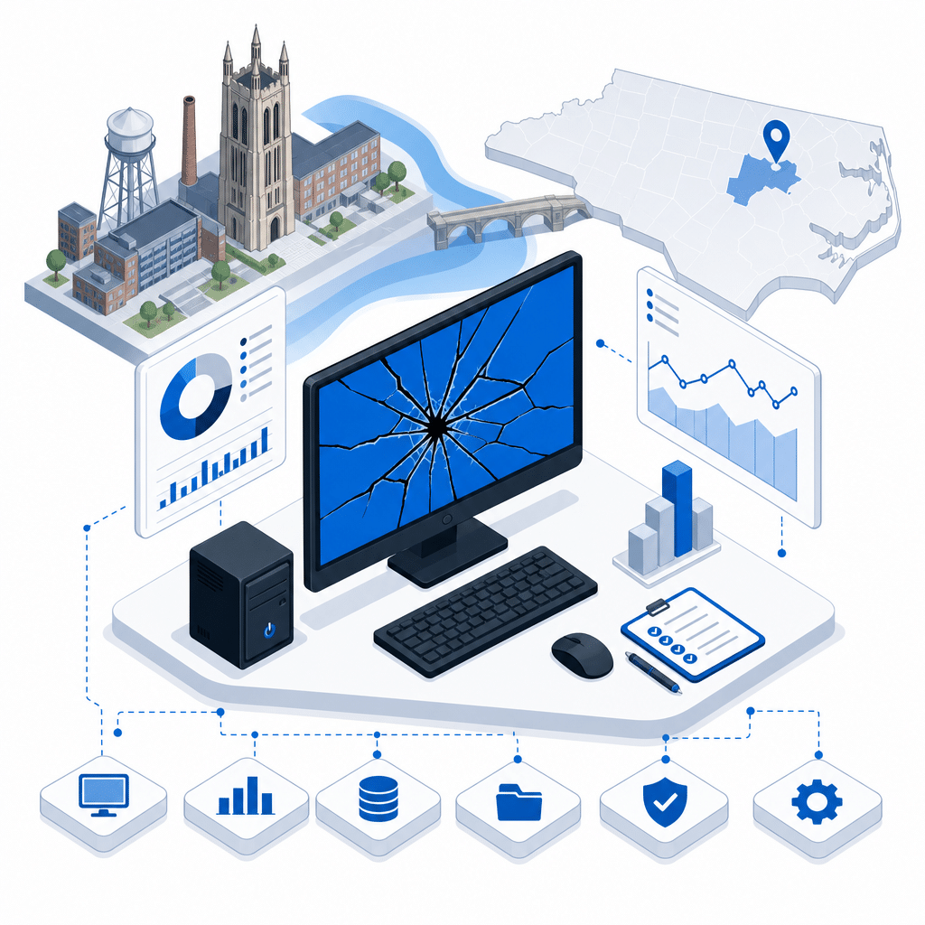 PC Screen Broken in Durham, NC: What to Expect and Where to Get It Fixed 1 pc screen broken data illustration