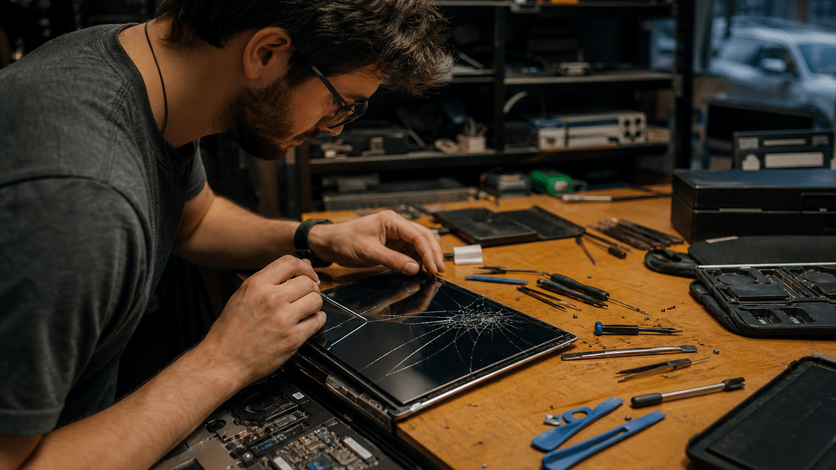 How to Repair a Cracked Laptop Screen: A Durham, NC Business Guide 1 how to repair a cracked laptop screen data illustration