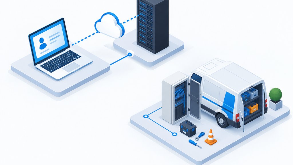 IT Support near Pickett Road: What Durham, NC Offices Should Know 2 remote and on-site IT support diagram